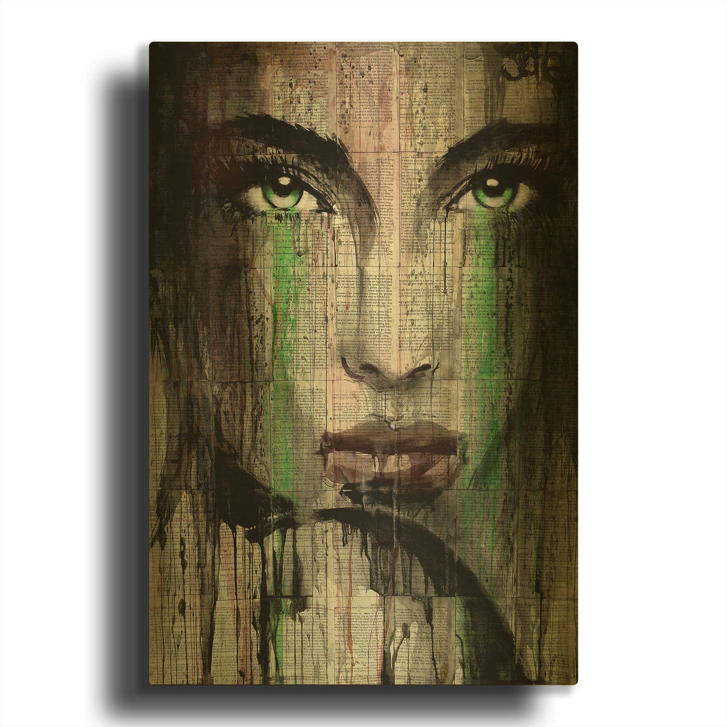 'Nordica' By Loui Jover Gold Metal Wall Art