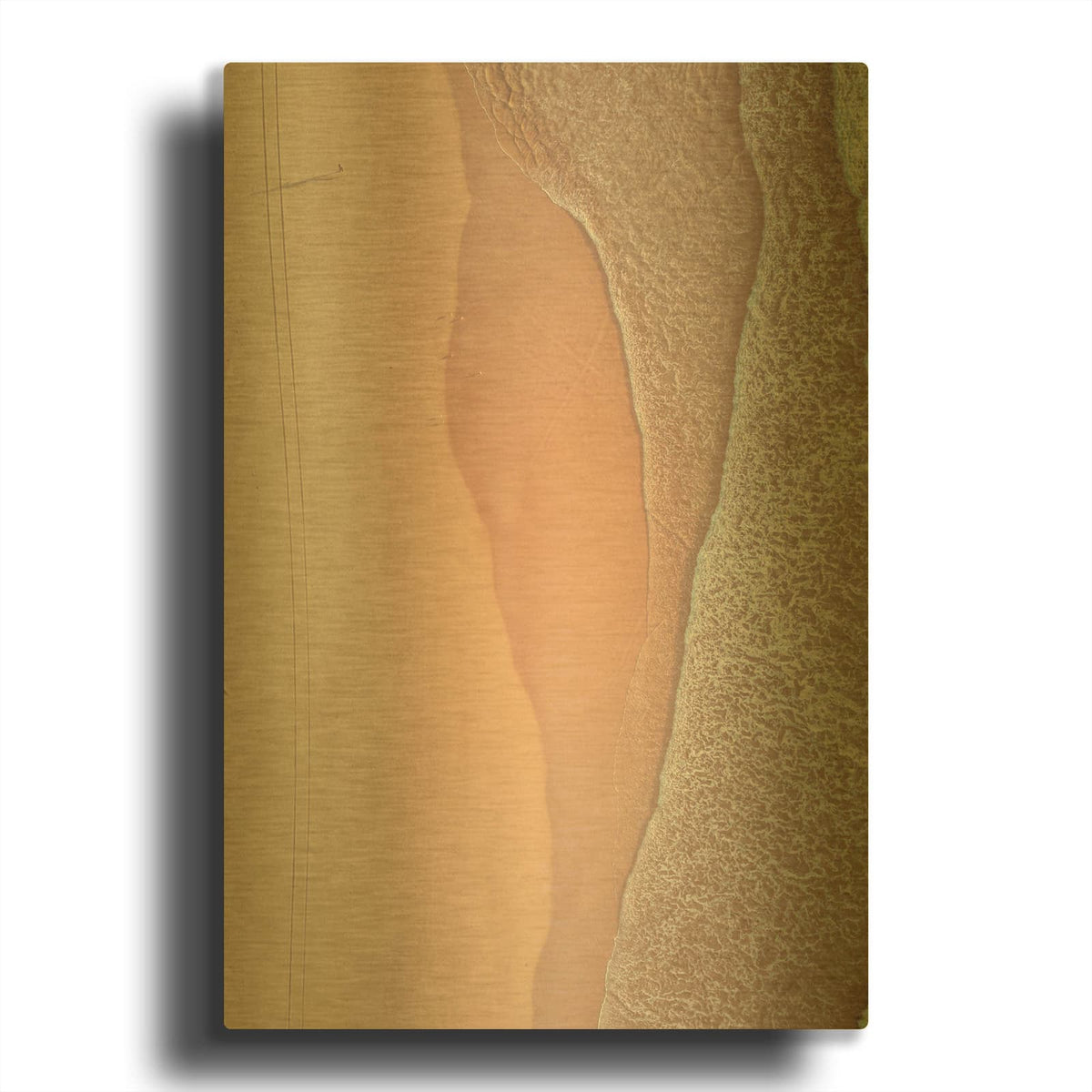 'From Above 4' By Design Fabrikken Gold Metal Wall Art
