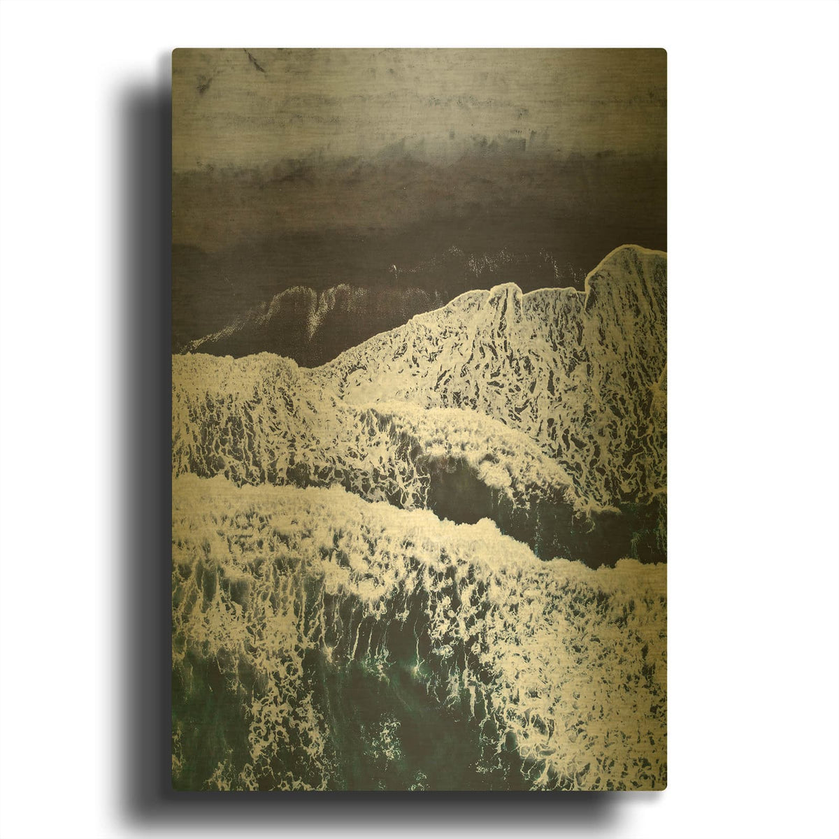 'From Above 5' By Design Fabrikken Gold Metal Wall Art