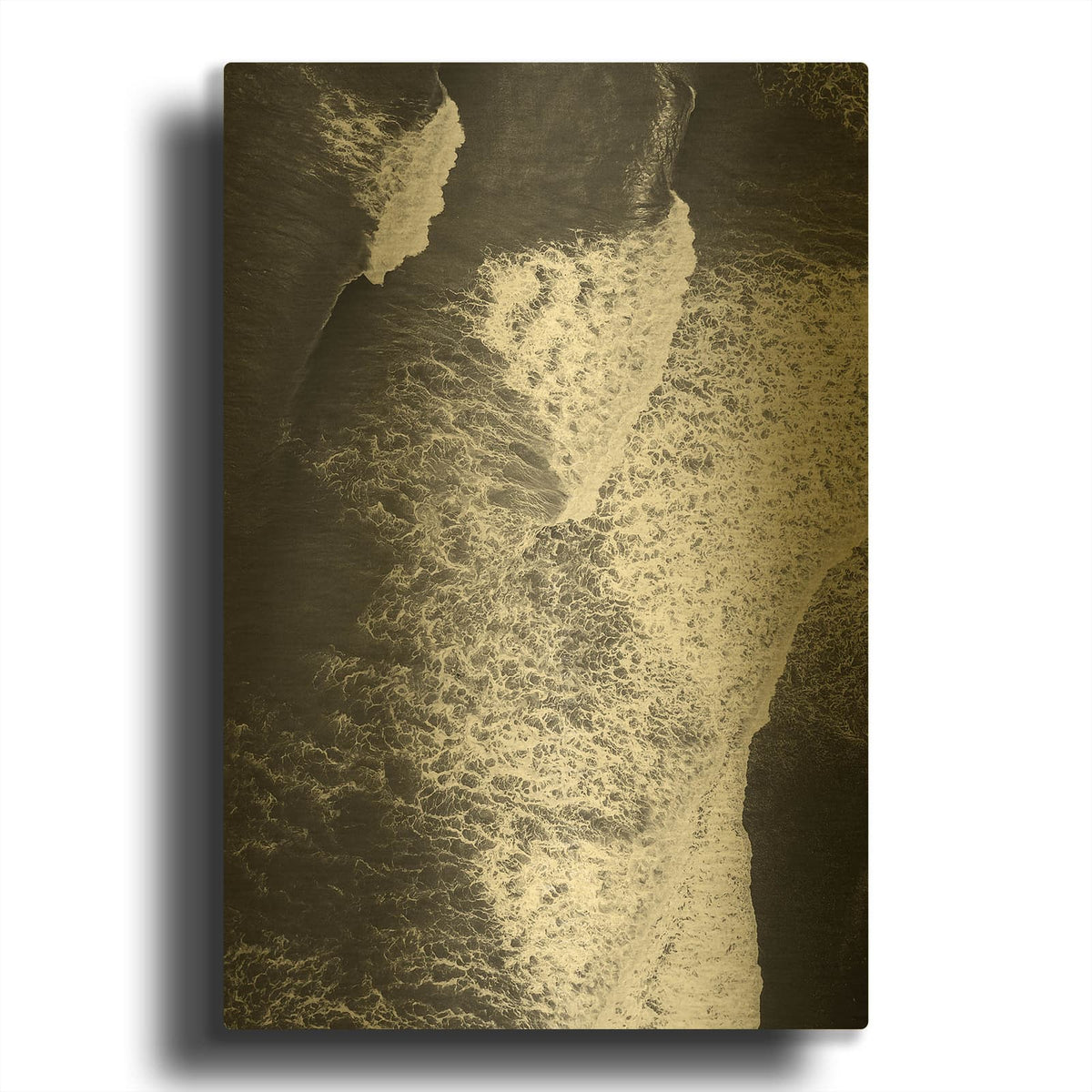 'From Above 7' By Design Fabrikken Gold Metal Wall Art