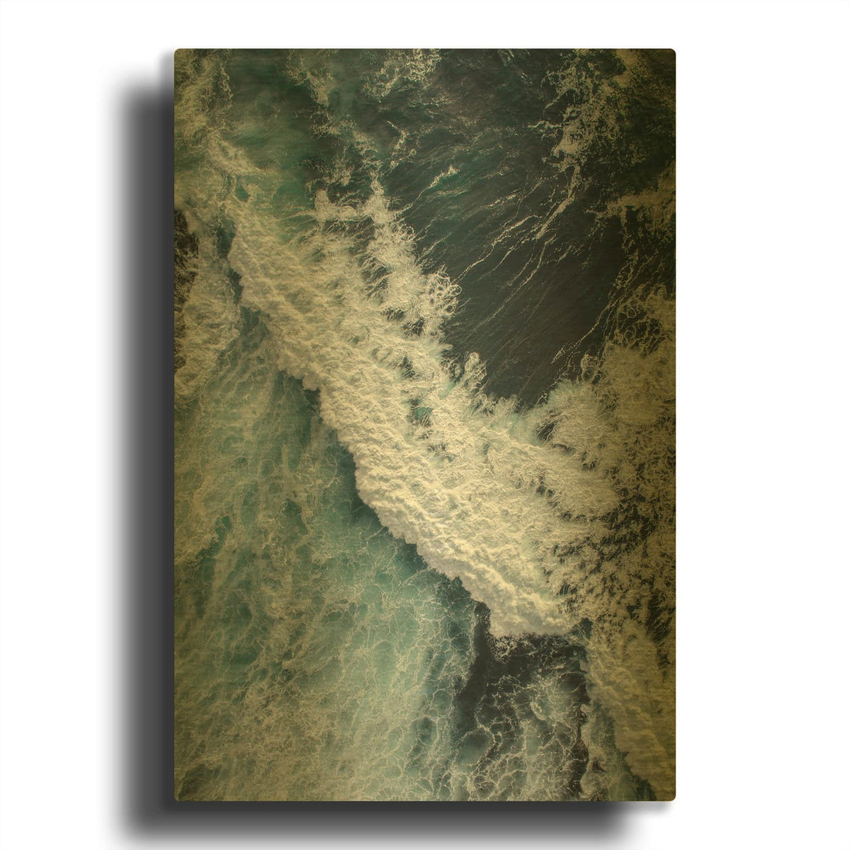 'From Above 9' By Design Fabrikken Gold Metal Wall Art