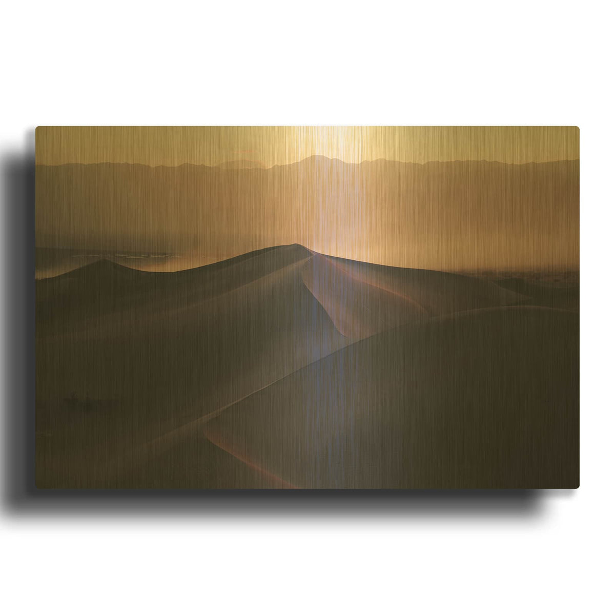 'From This Day Forth' By Design Fabrikken Gold Metal Wall Art