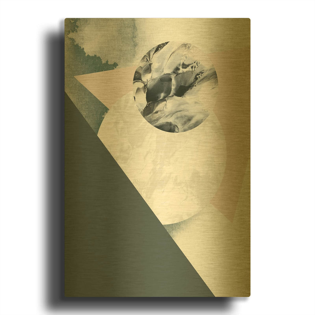 'Geologica' By Design Fabrikken Gold Metal Wall Art