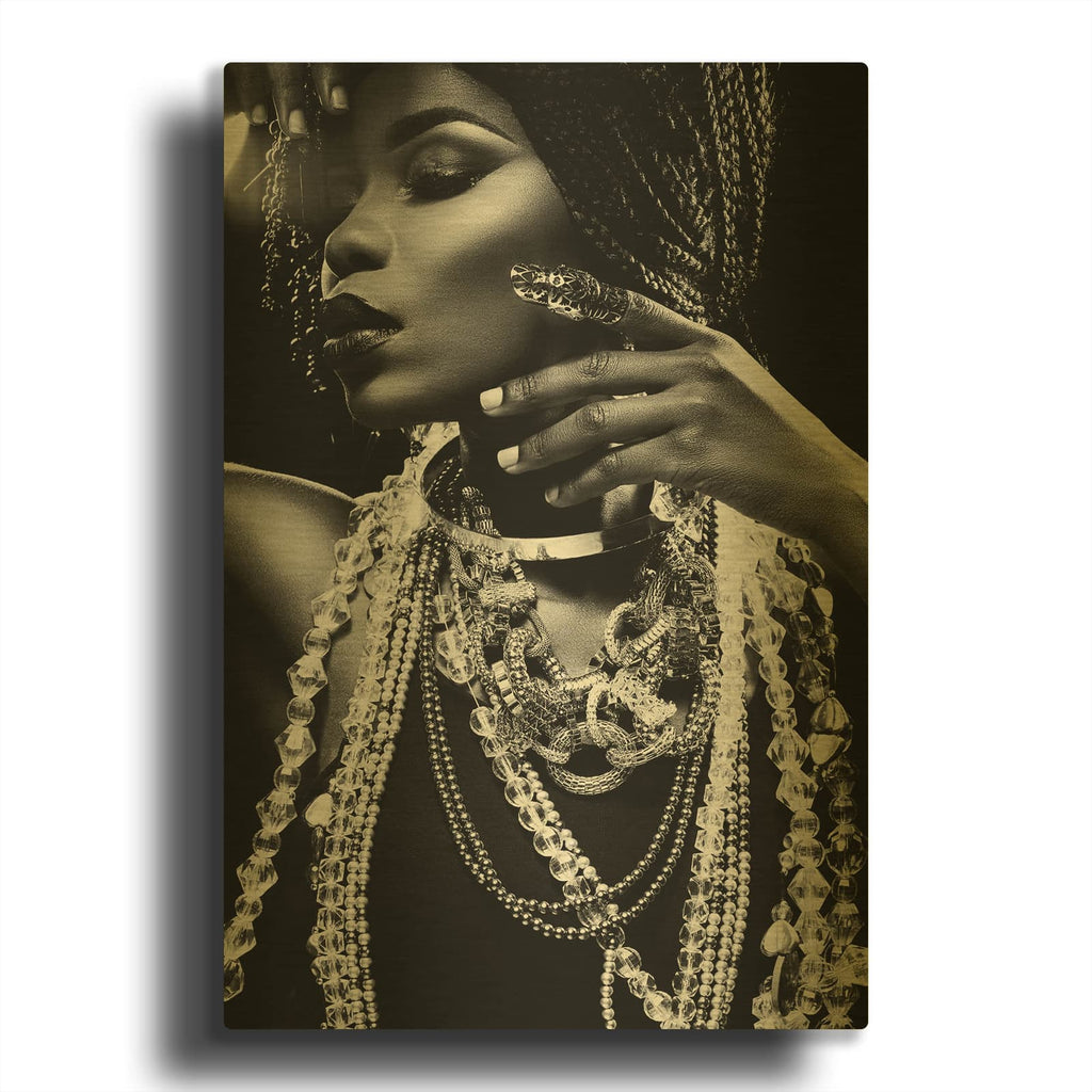 'Glitter' By Design Fabrikken Gold Metal Wall Art