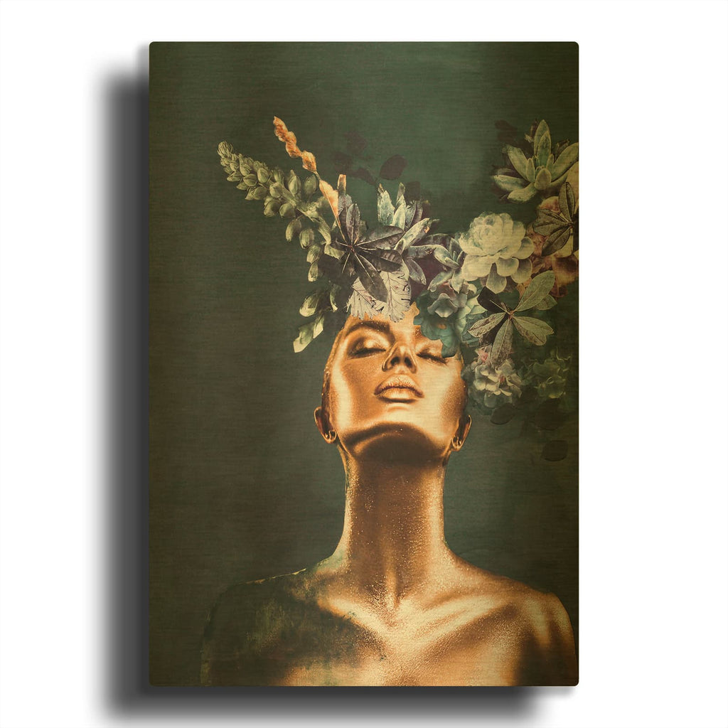 'Gold Couture 2' By Design Fabrikken Gold Metal Wall Art