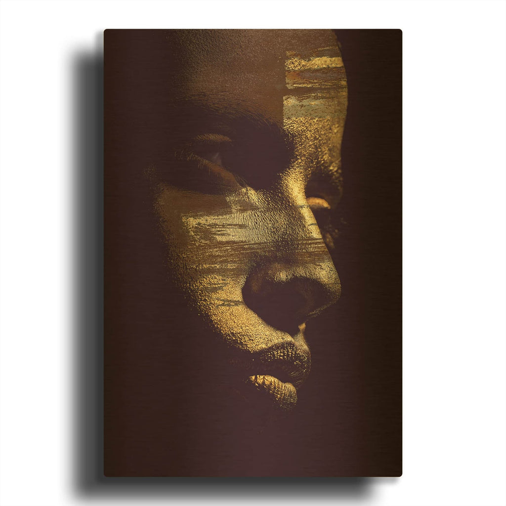 'Gold Vision' By Design Fabrikken Gold Metal Wall Art