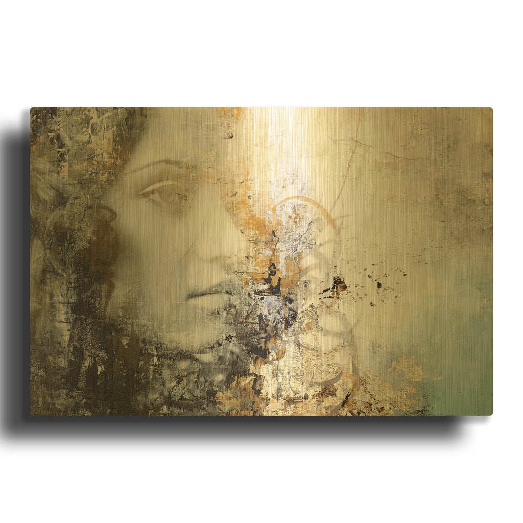'Gradient' By Design Fabrikken Gold Metal Wall Art