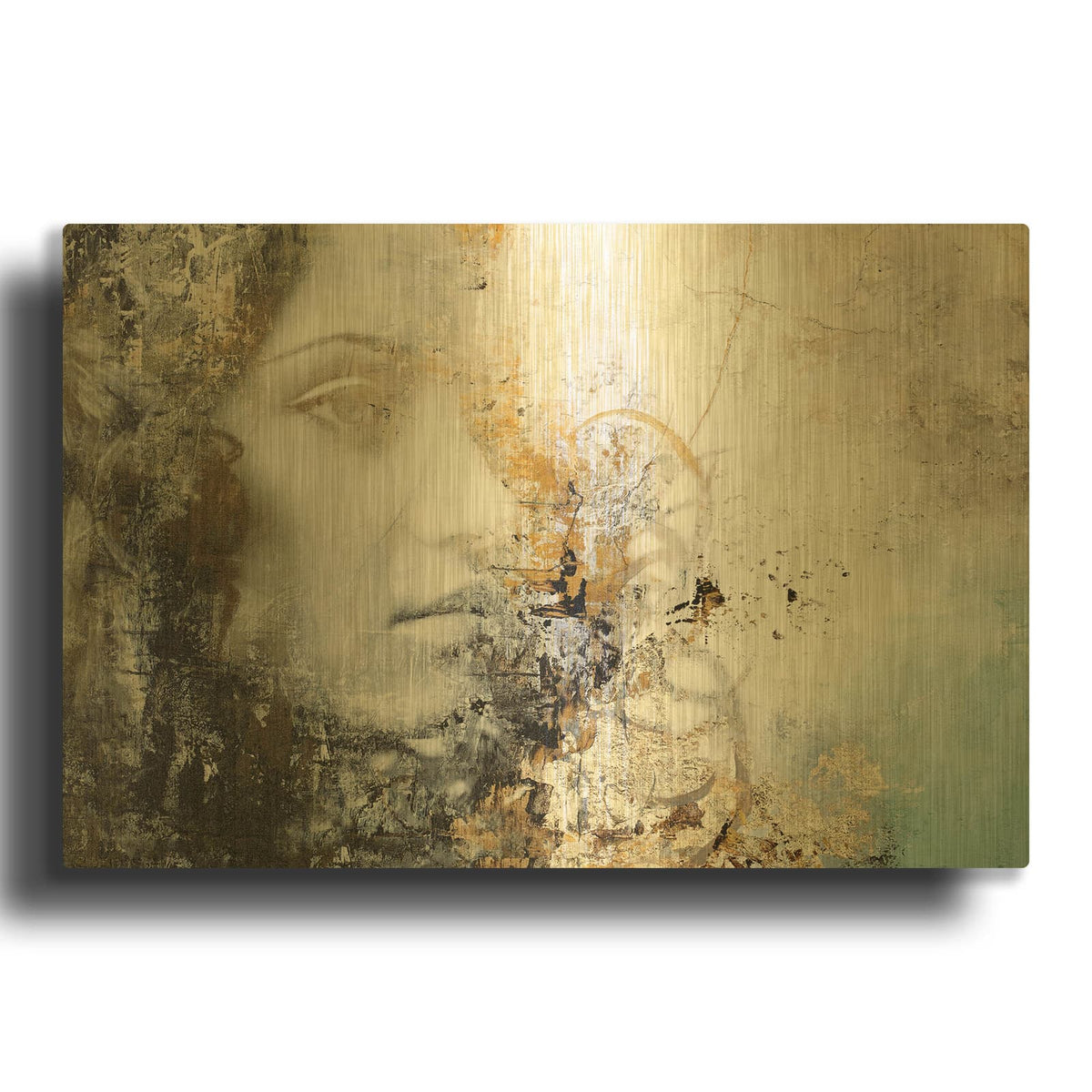 'Gradient' By Design Fabrikken Gold Metal Wall Art