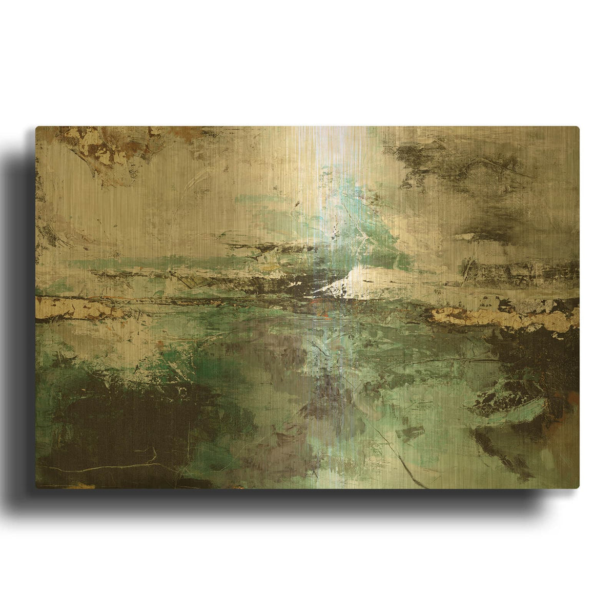 'Hillside' By Design Fabrikken Gold Metal Wall Art