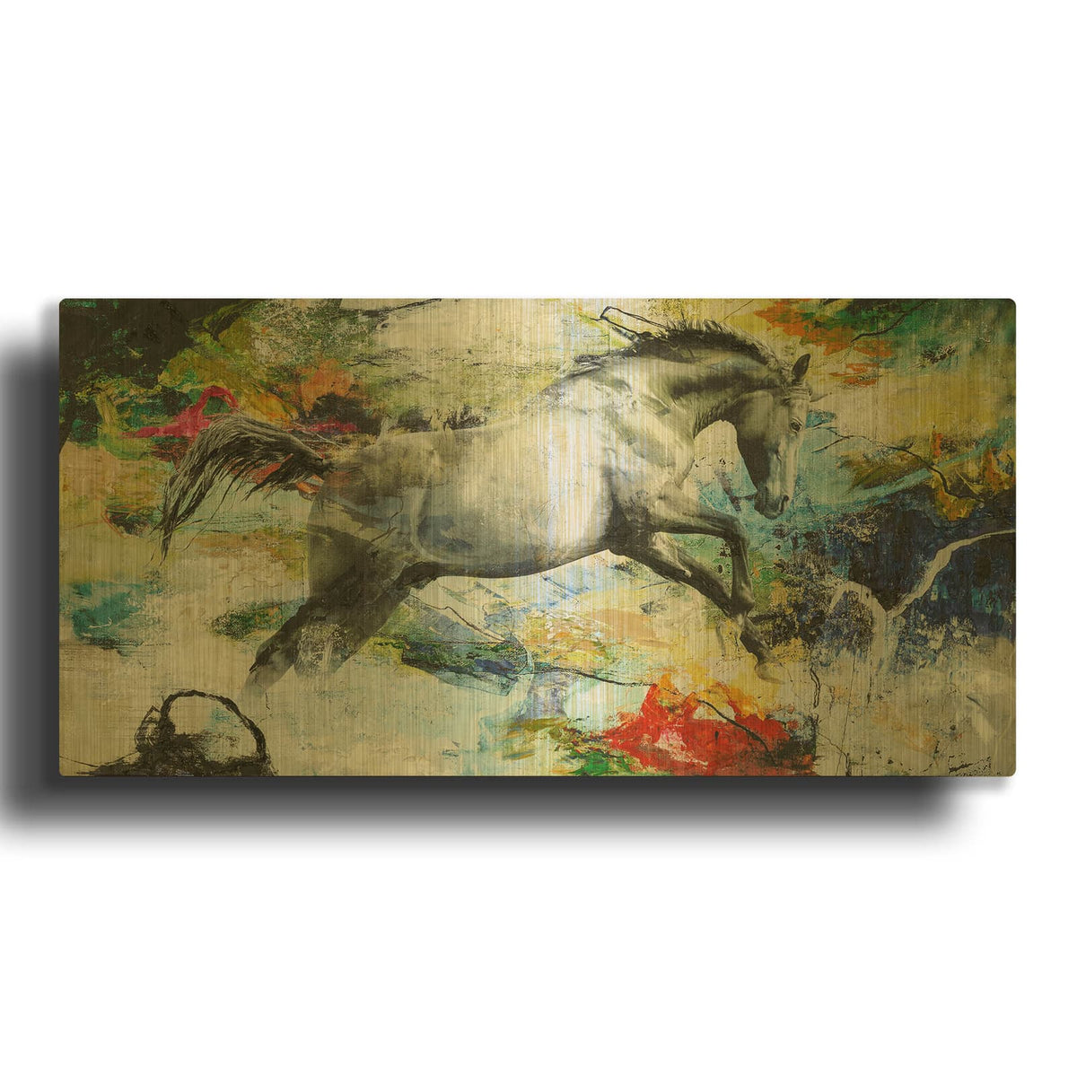 'Horse' By Design Fabrikken Gold Metal Wall Art