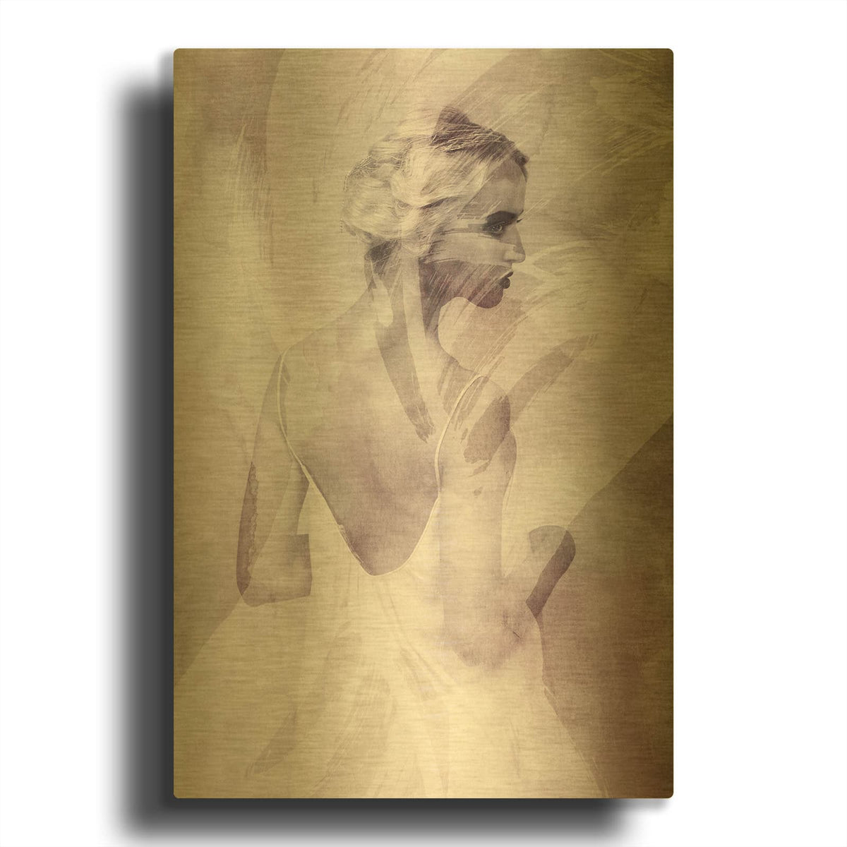 'I Wish' By Design Fabrikken Gold Metal Wall Art