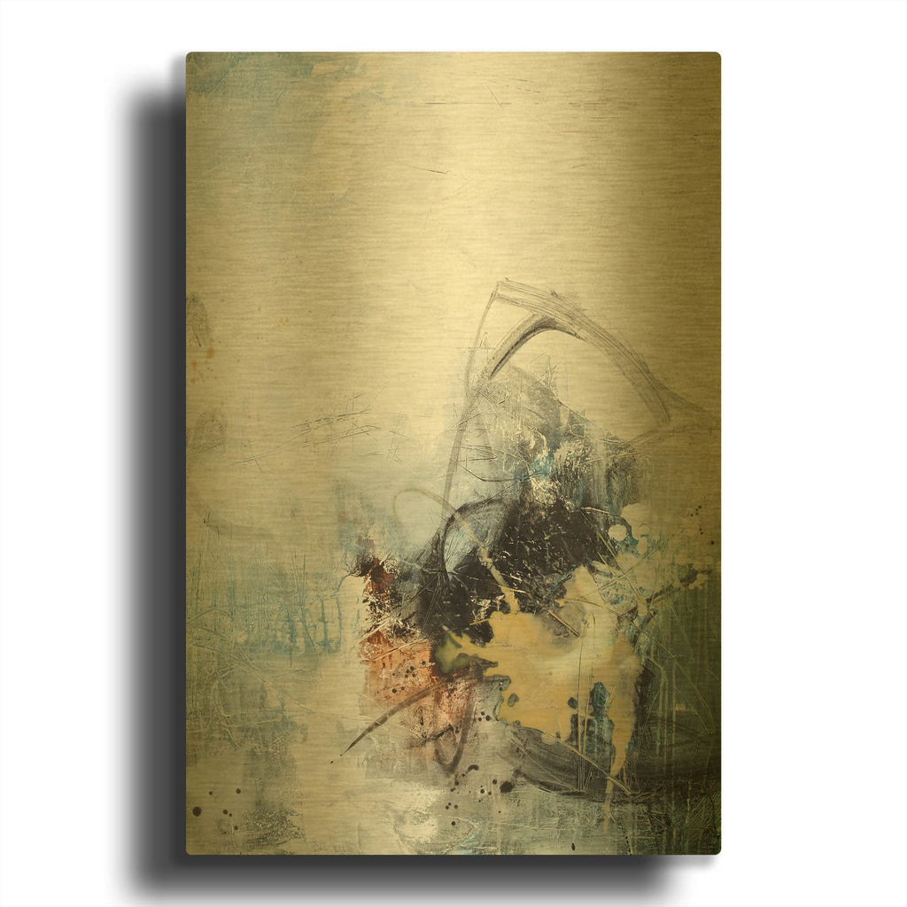 'Implosion' By Design Fabrikken Gold Metal Wall Art