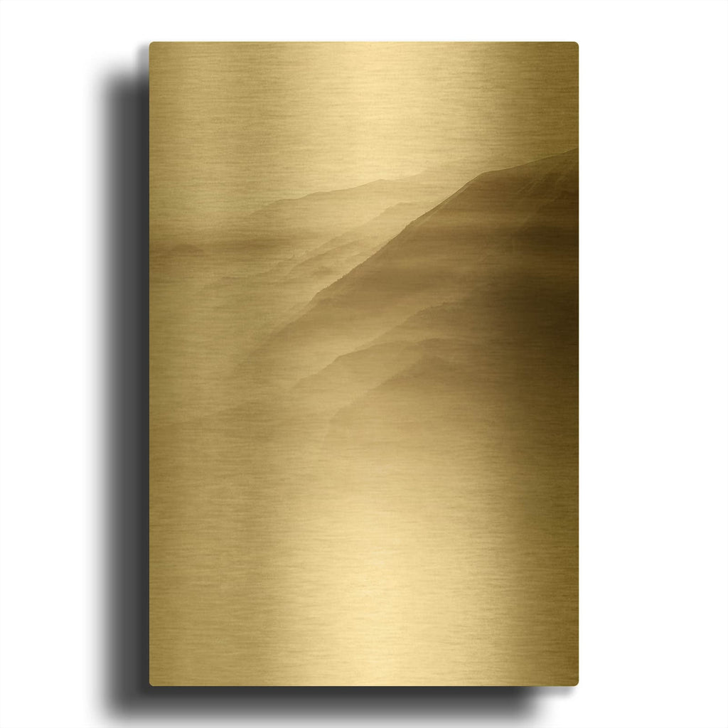 'In My Time' By Design Fabrikken Gold Metal Wall Art