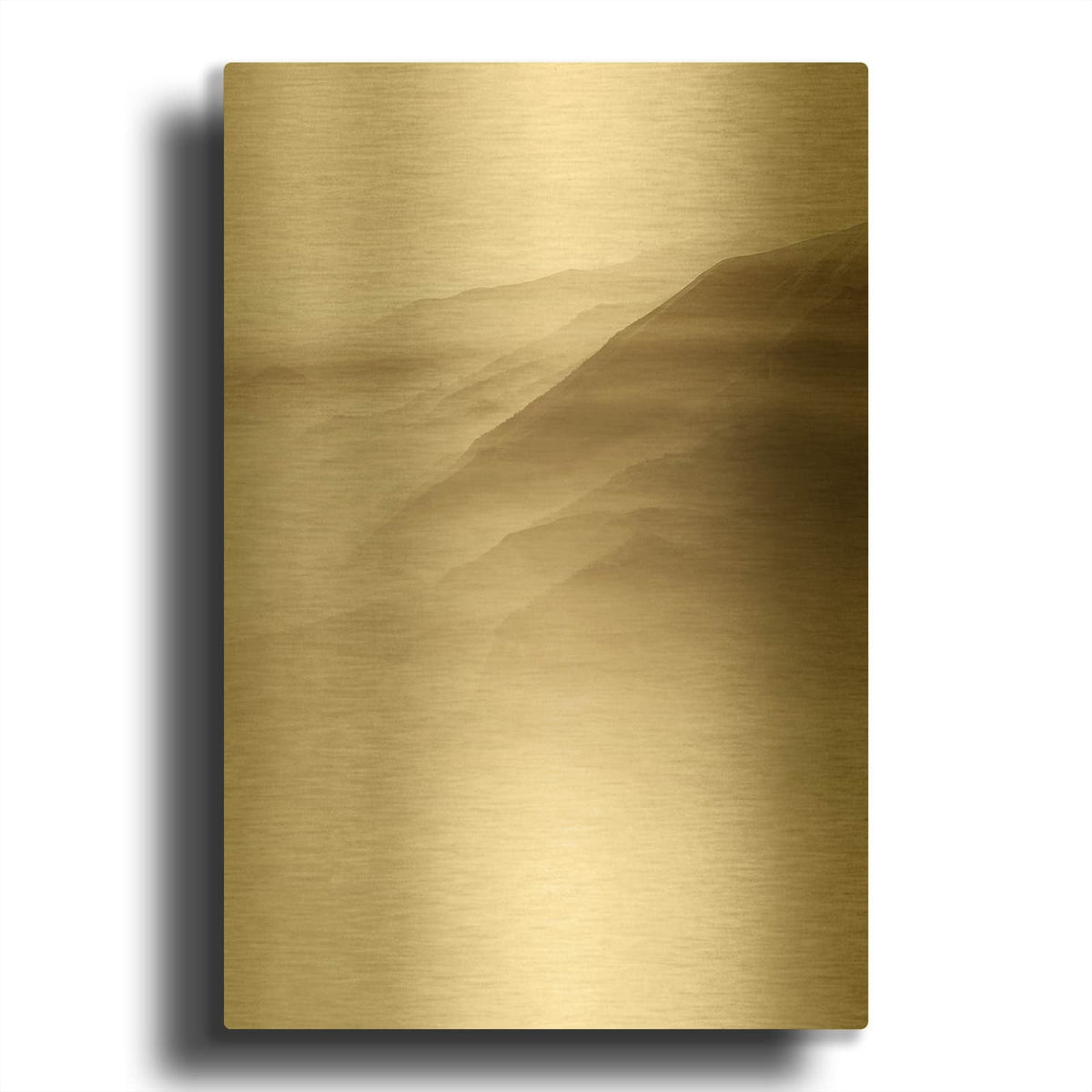 'In My Time' By Design Fabrikken Gold Metal Wall Art