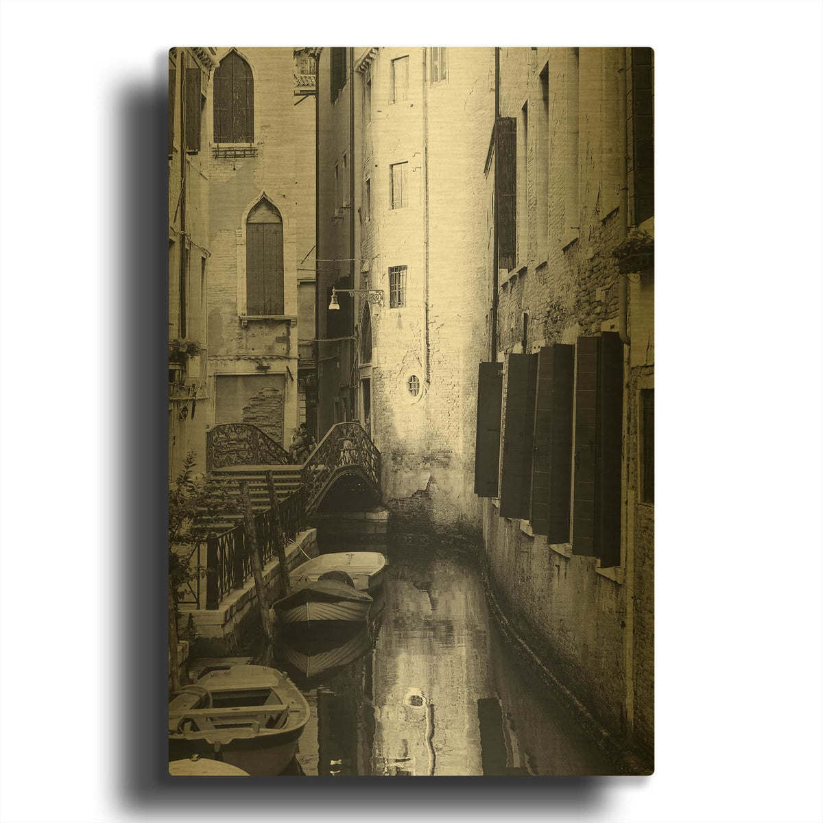 'In Venice' By Design Fabrikken Gold Metal Wall Art