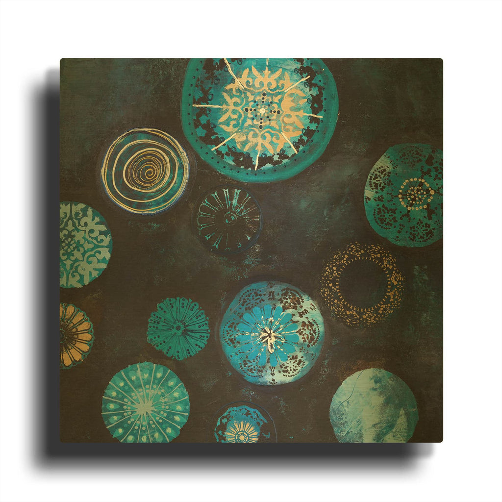 'Indigo' By Design Fabrikken Gold Metal Wall Art