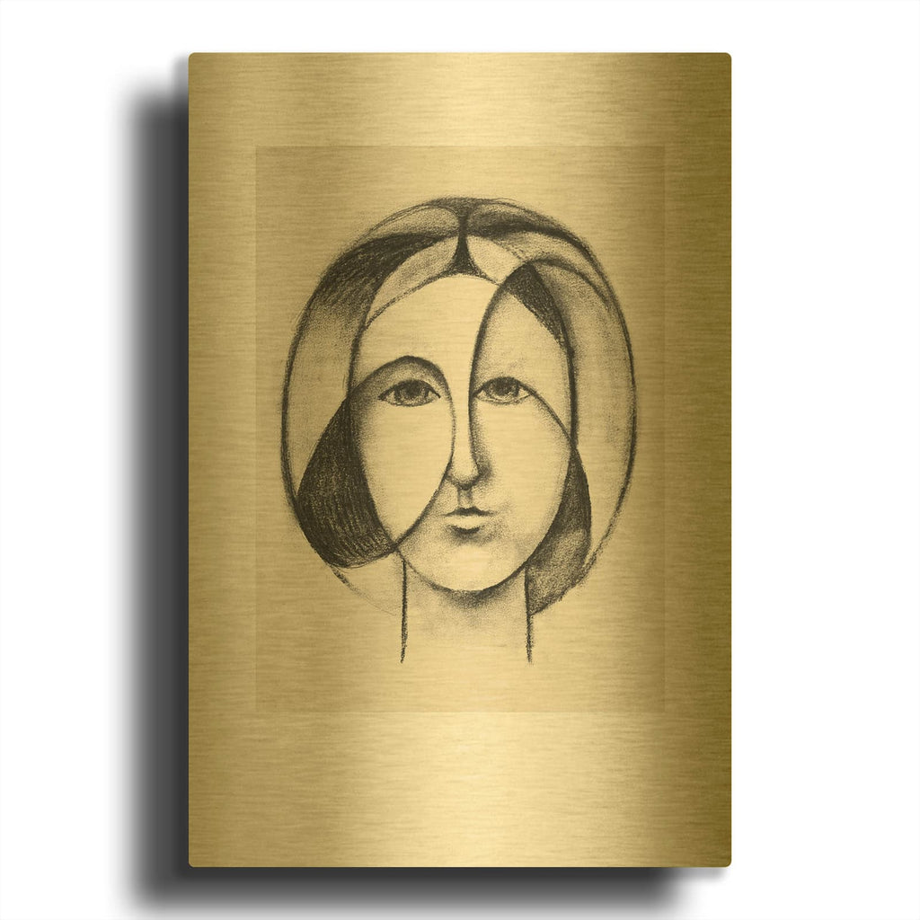 'Lady Lay' By Design Fabrikken Gold Metal Wall Art
