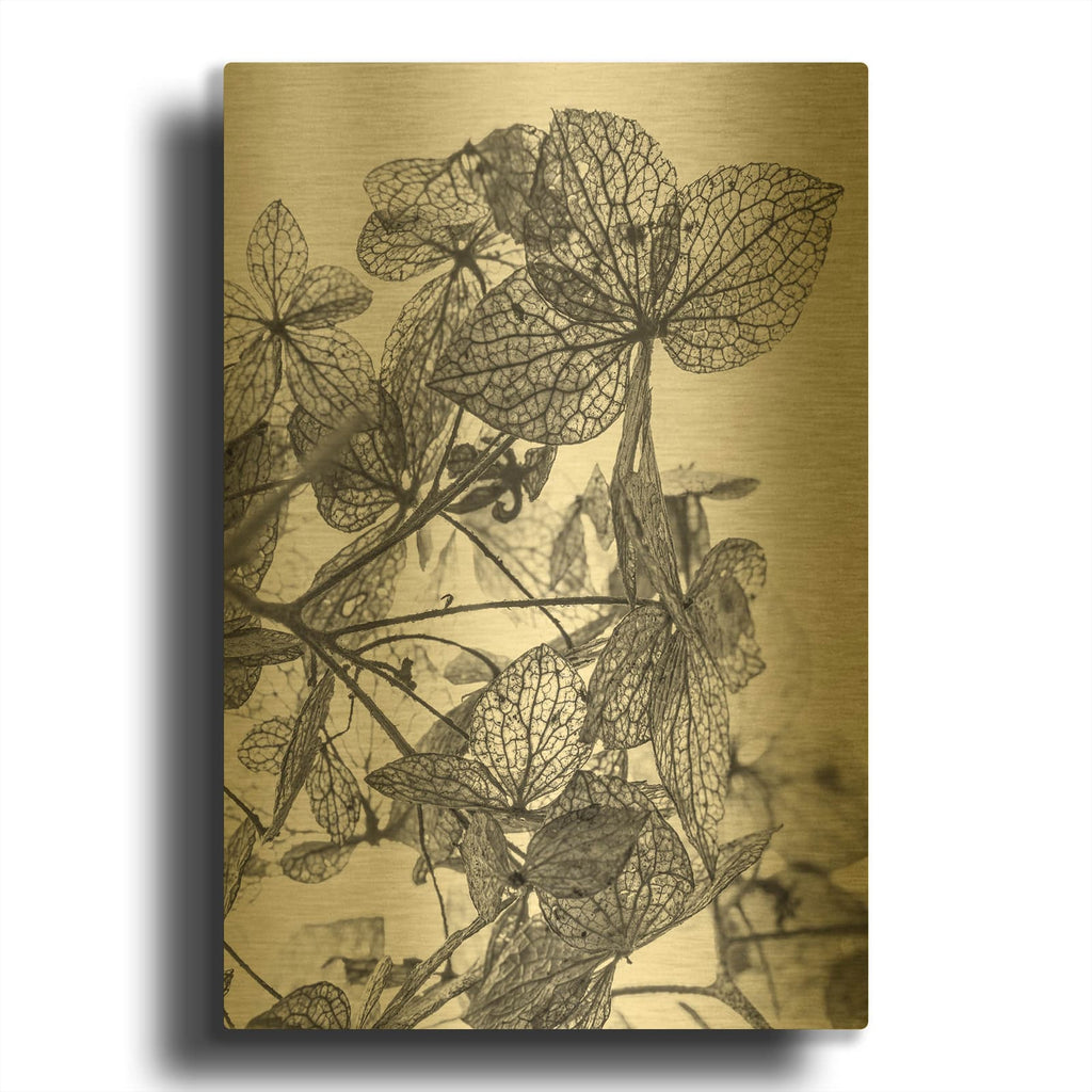 'Leaf Composition' By Design Fabrikken Gold Metal Wall Art