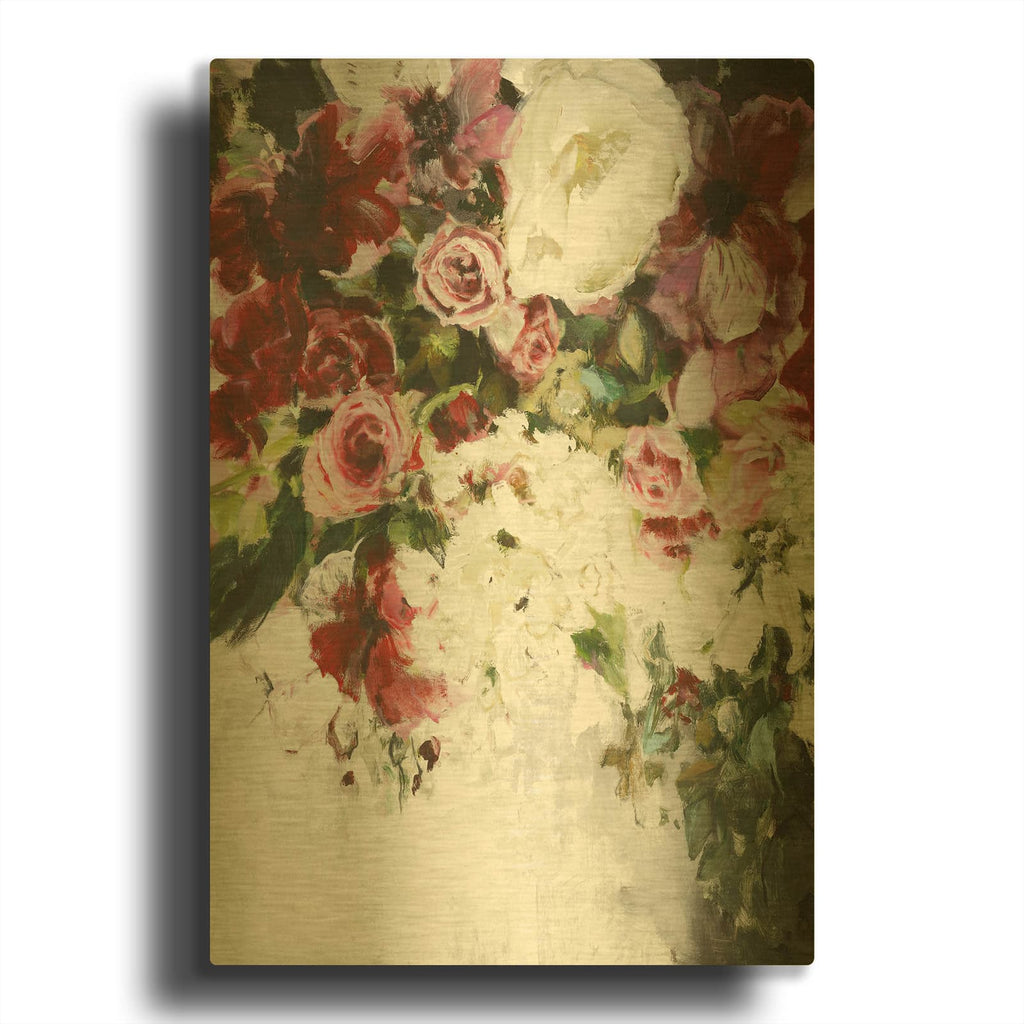 'Light Blossom' By Design Fabrikken Gold Metal Wall Art