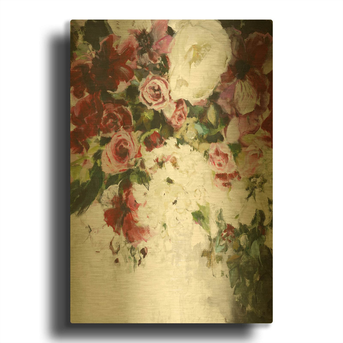 'Light Blossom' By Design Fabrikken Gold Metal Wall Art