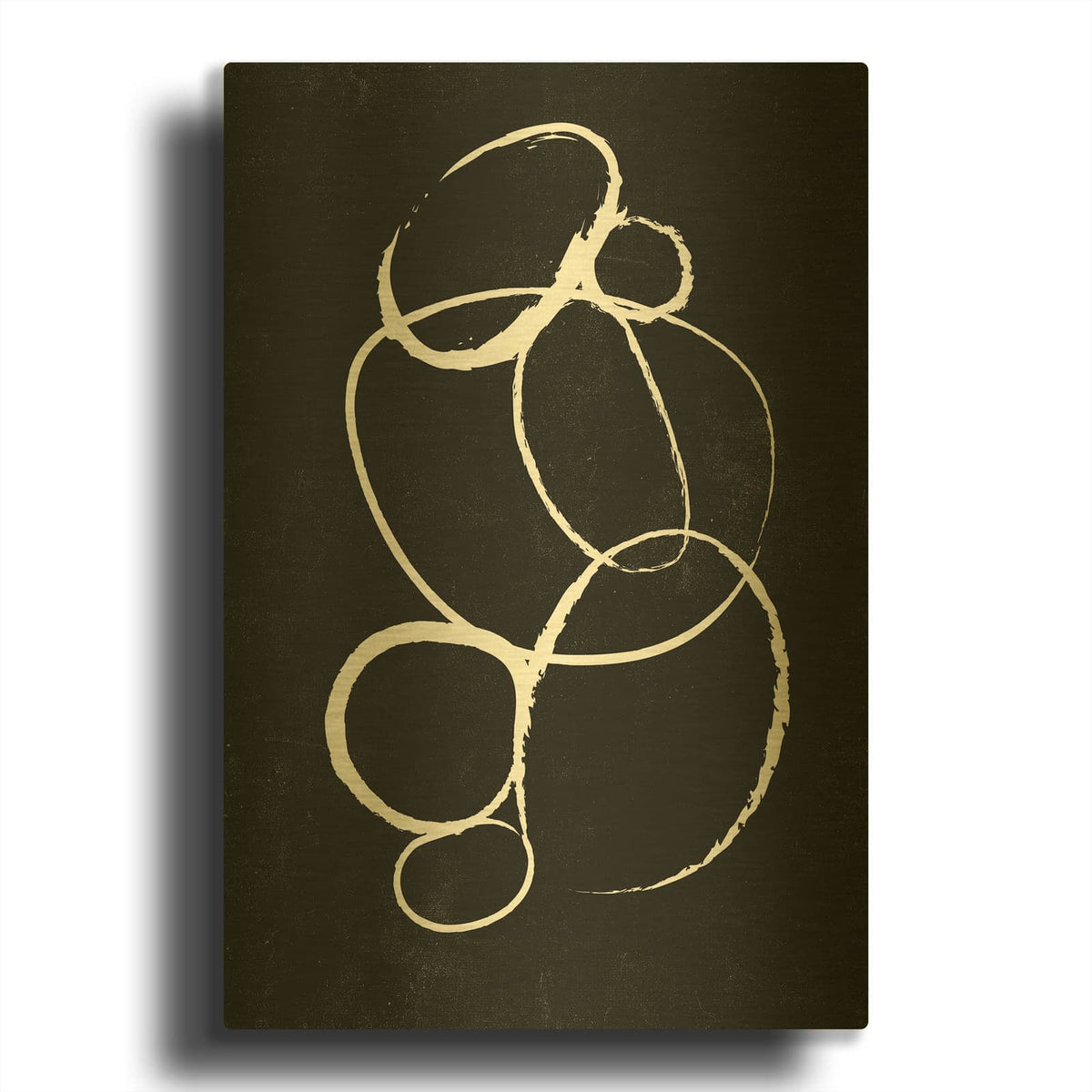 'Linked 2' By Design Fabrikken Gold Metal Wall Art