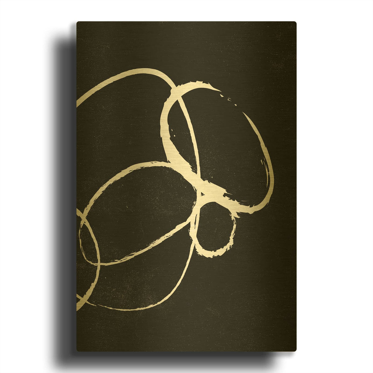 'Linked 4' By Design Fabrikken Gold Metal Wall Art