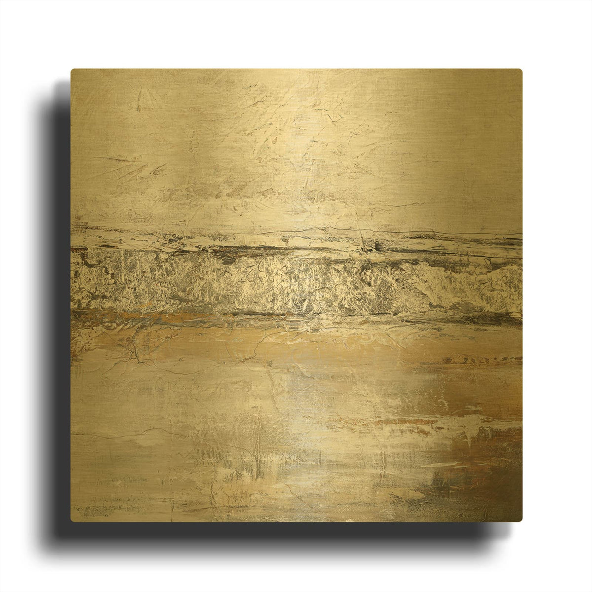 'Low Limit Silver' By Design Fabrikken Gold Metal Wall Art