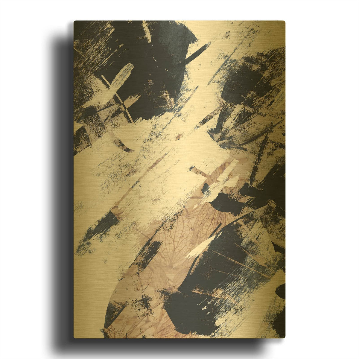'Luma 2' By Design Fabrikken Gold Metal Wall Art