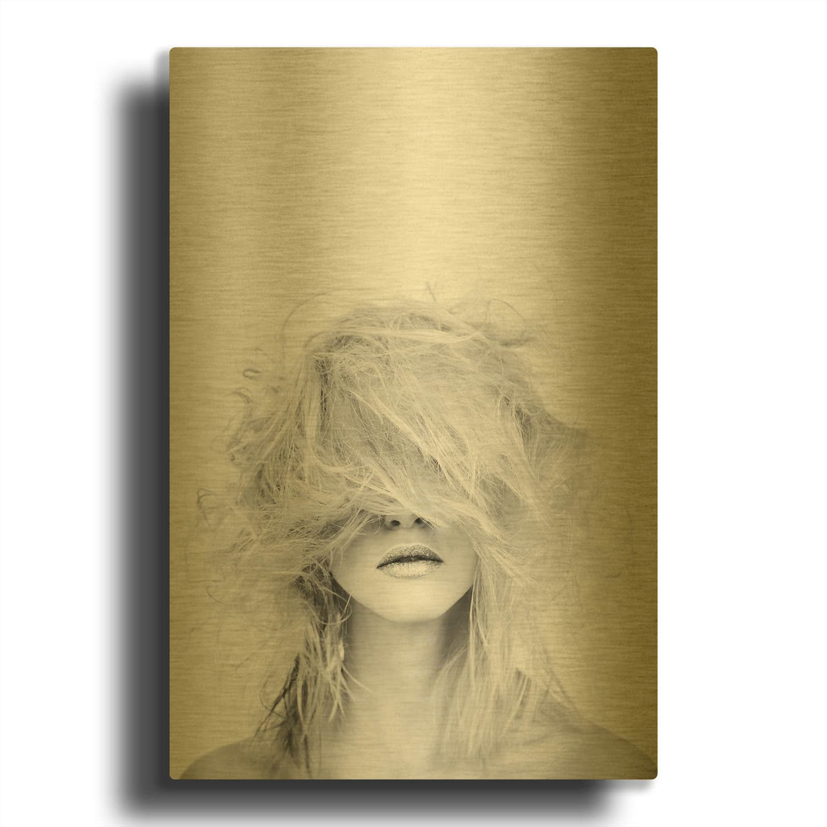 'Makeover' By Design Fabrikken Gold Metal Wall Art