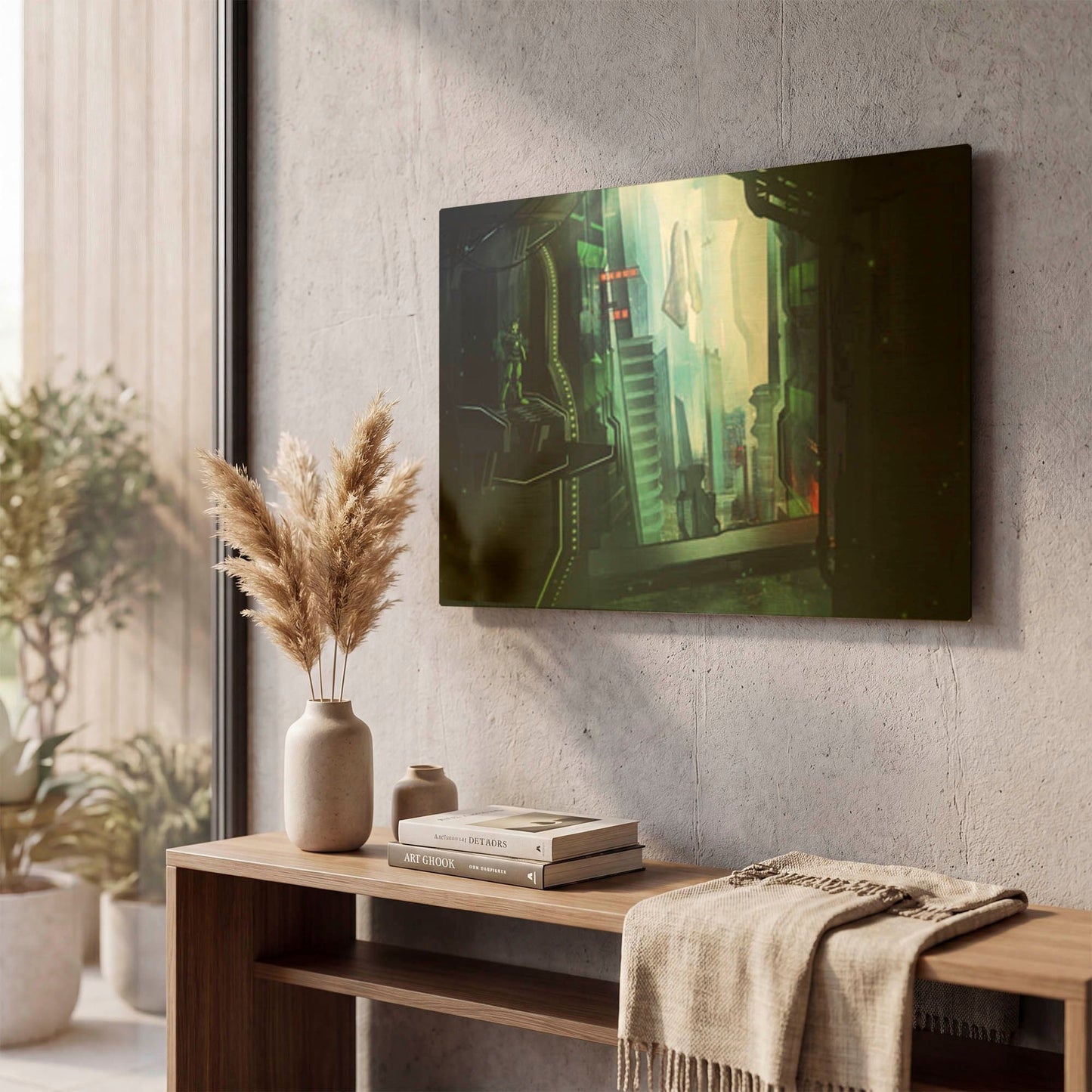 'Digital Age' By Jonathan Lam Gold Metal Wall Art