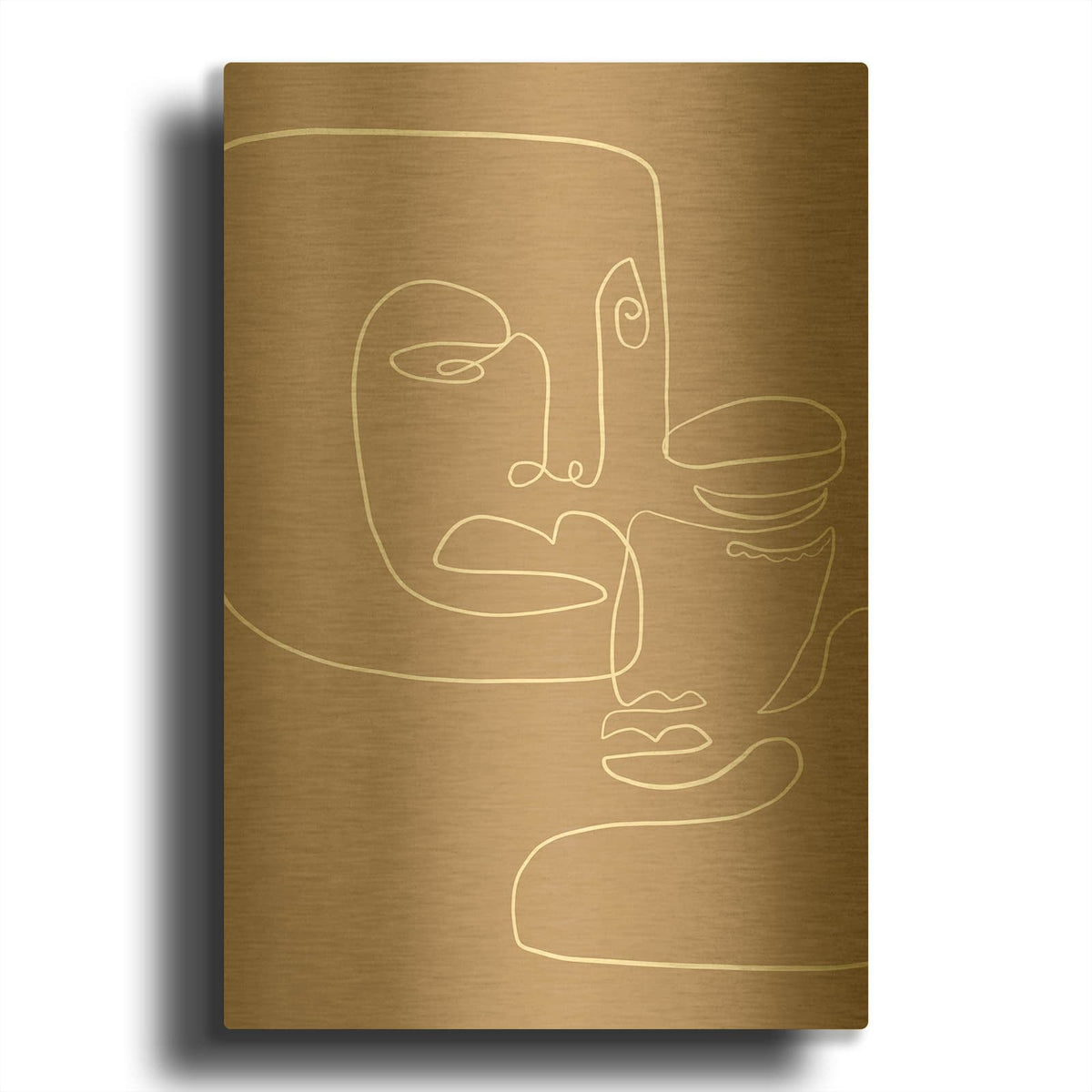 'Moments 2' By Design Fabrikken Gold Metal Wall Art