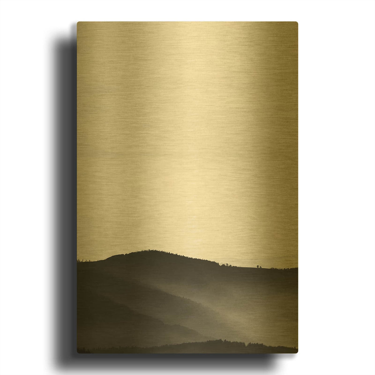'Mystic Scenery 2' By Design Fabrikken Gold Metal Wall Art