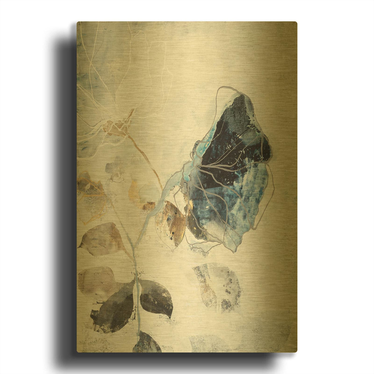 'Nowhere Land 2' By Design Fabrikken Gold Metal Wall Art