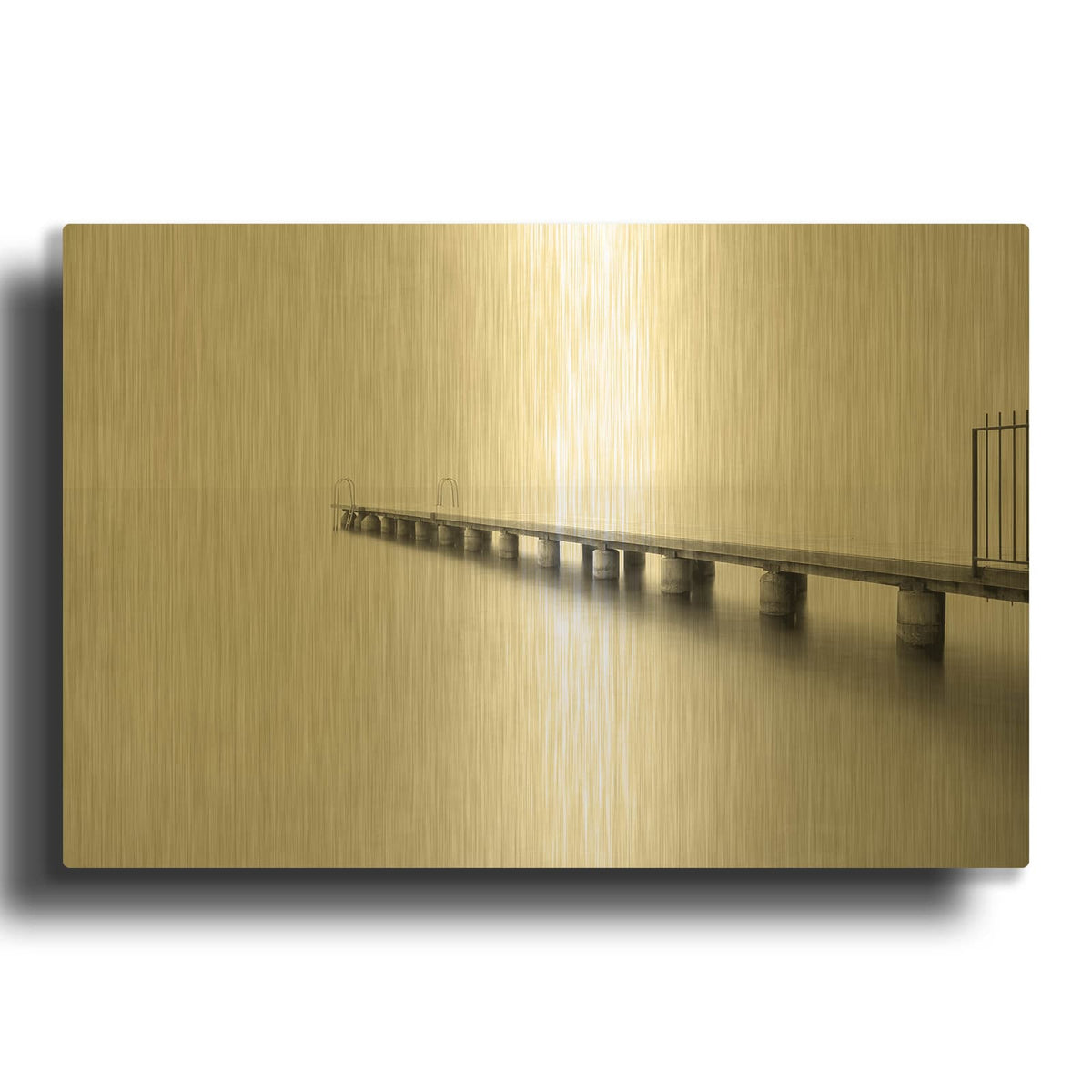 'Nowhere' By Design Fabrikken Gold Metal Wall Art