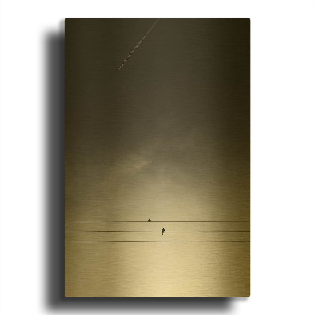 'One Day' By Design Fabrikken Gold Metal Wall Art
