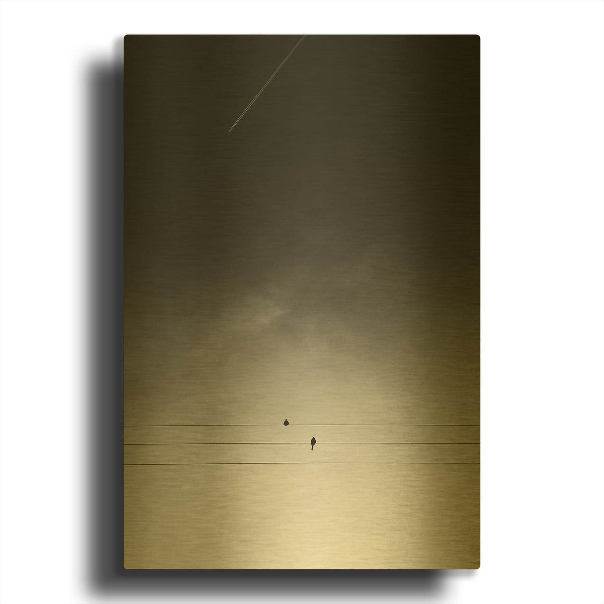 'One Day' By Design Fabrikken Gold Metal Wall Art