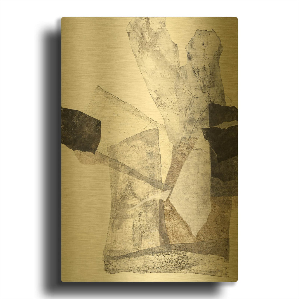 'Organza 1' By Design Fabrikken Gold Metal Wall Art