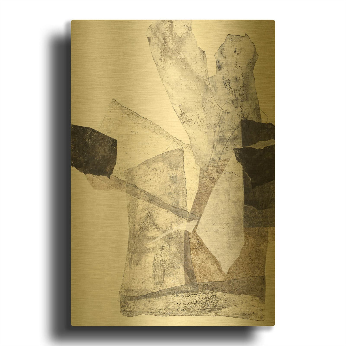 'Organza 1' By Design Fabrikken Gold Metal Wall Art