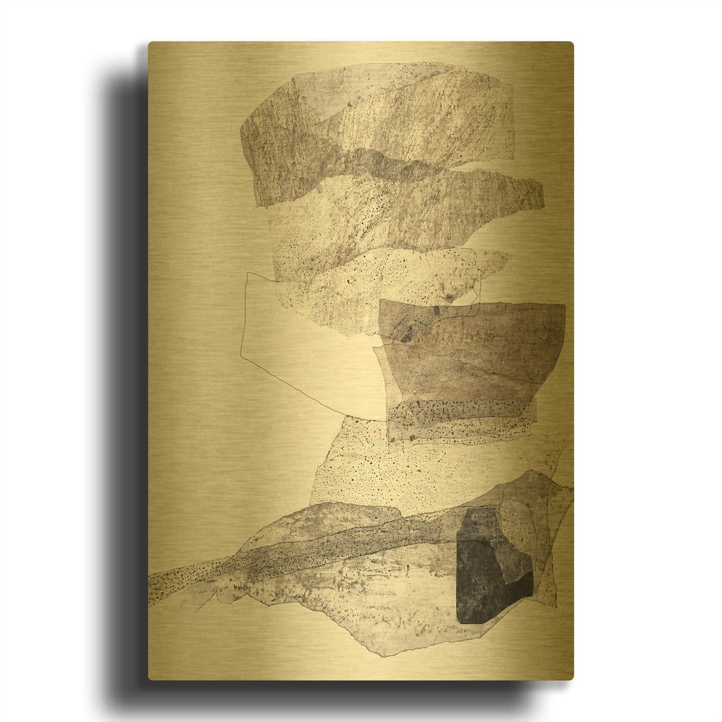 'Organza 2' By Design Fabrikken Gold Metal Wall Art