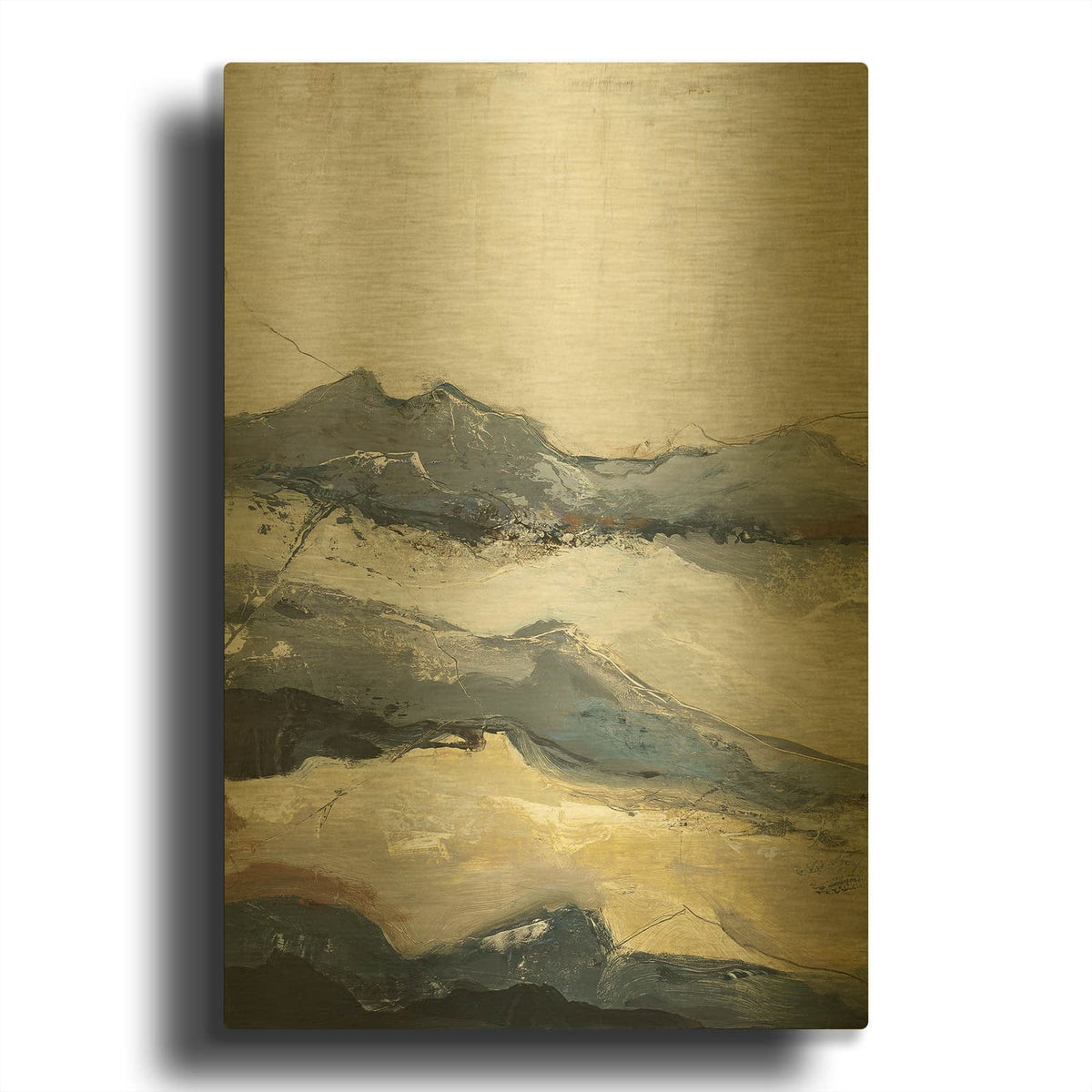 'Out Line 1' By Design Fabrikken Gold Metal Wall Art