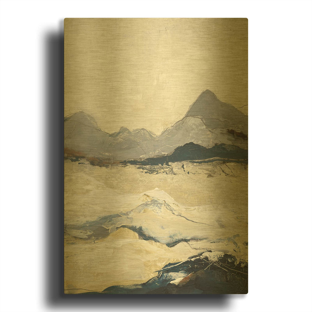 'Out Line 2' By Design Fabrikken Gold Metal Wall Art