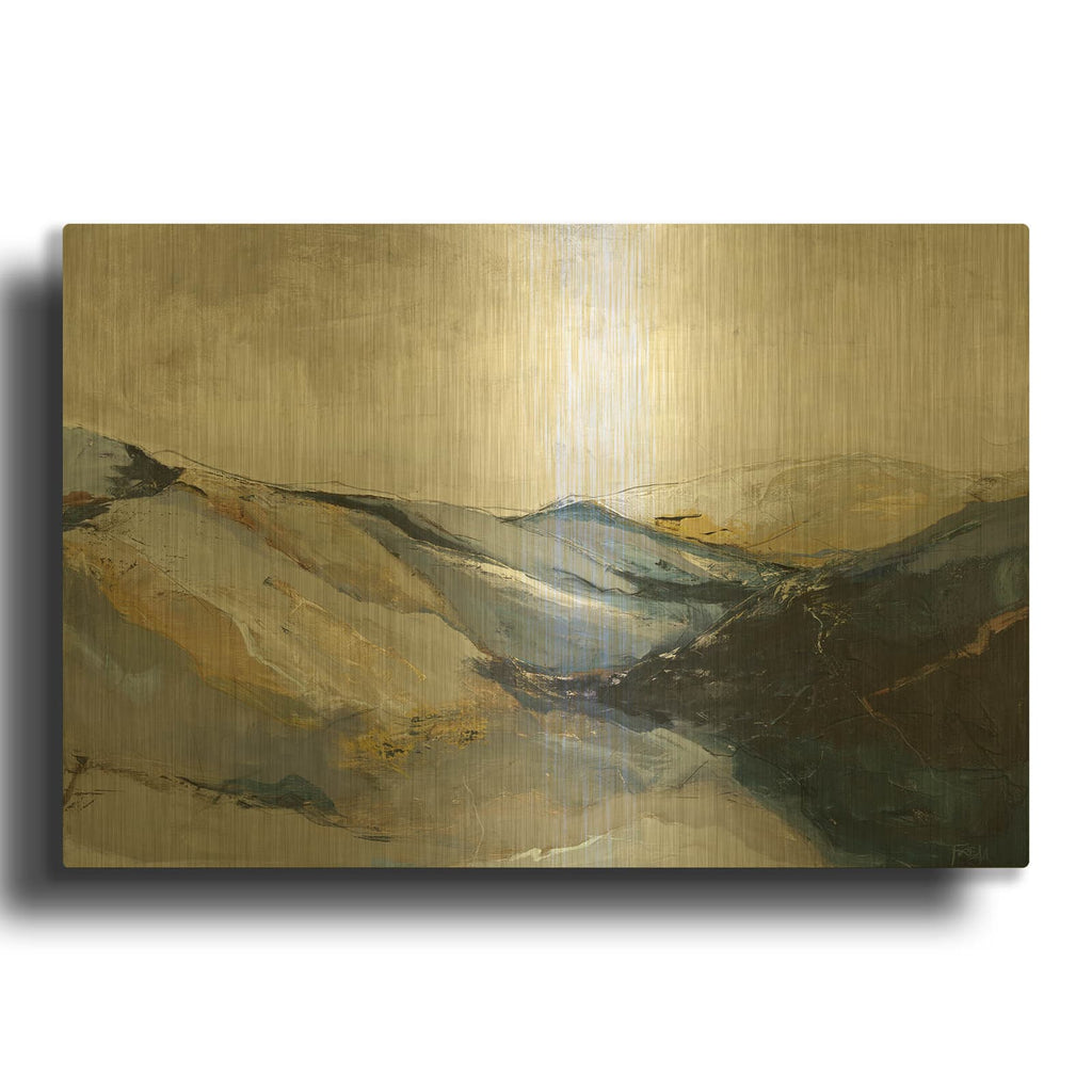'Out Line 3' By Design Fabrikken Gold Metal Wall Art