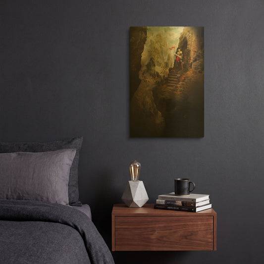 'The Empire' By Jonathan Lam Gold Metal Wall Art