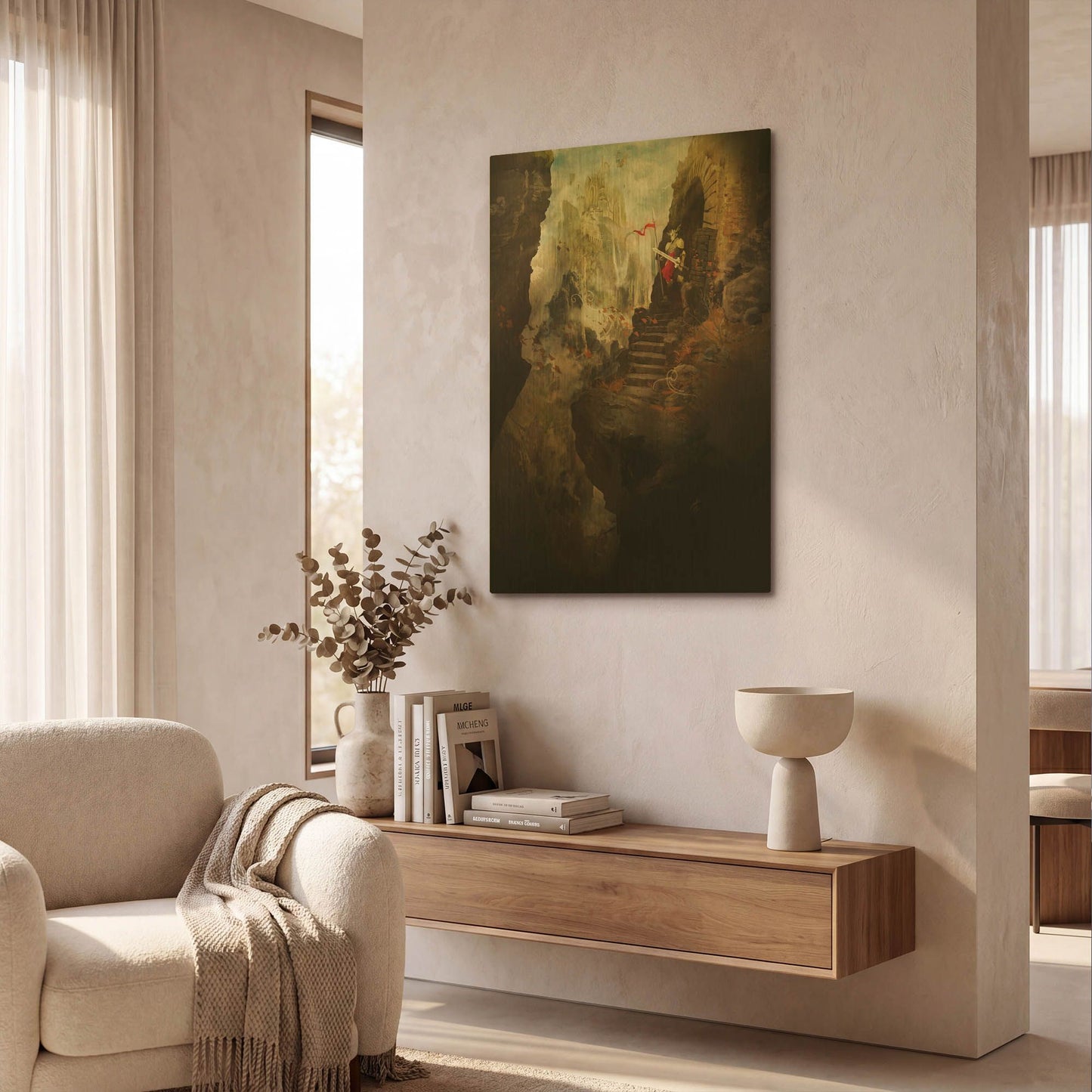 'The Empire' By Jonathan Lam Gold Metal Wall Art