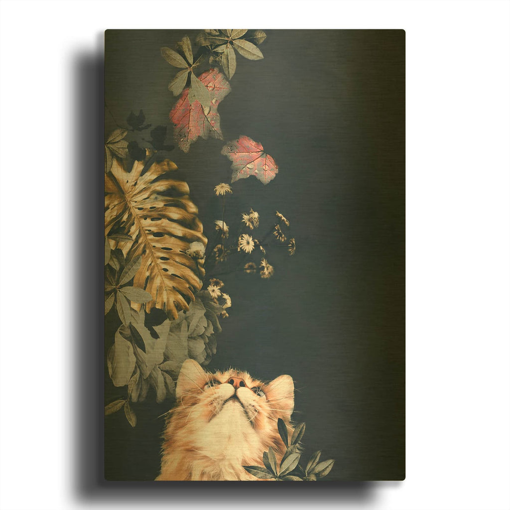 'Pet Couture 3' By Design Fabrikken Gold Metal Wall Art