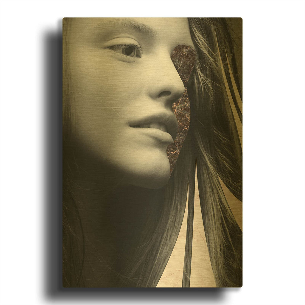'Phase Three' By Design Fabrikken Gold Metal Wall Art