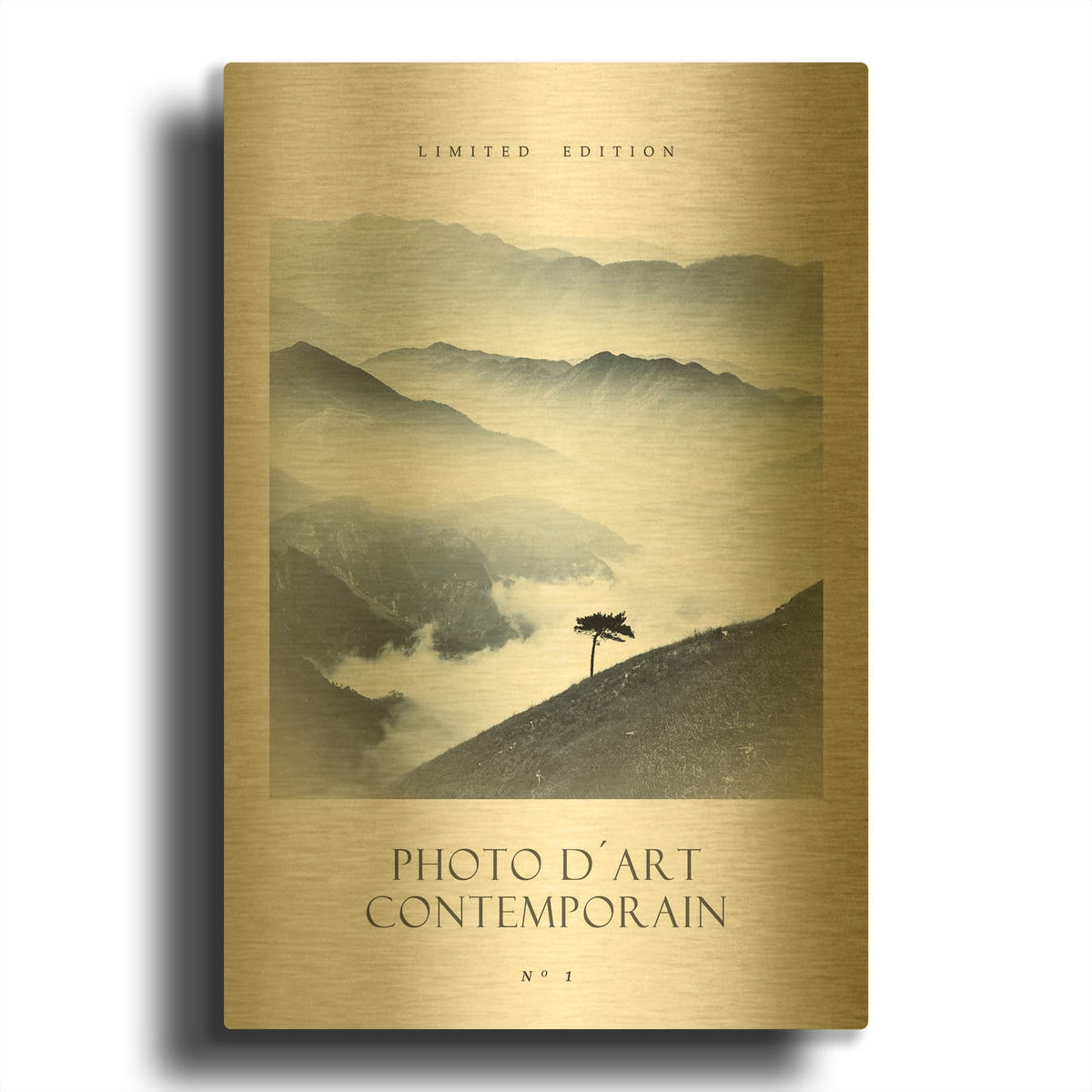 'Photo D´Art No 1' By Design Fabrikken Gold Metal Wall Art