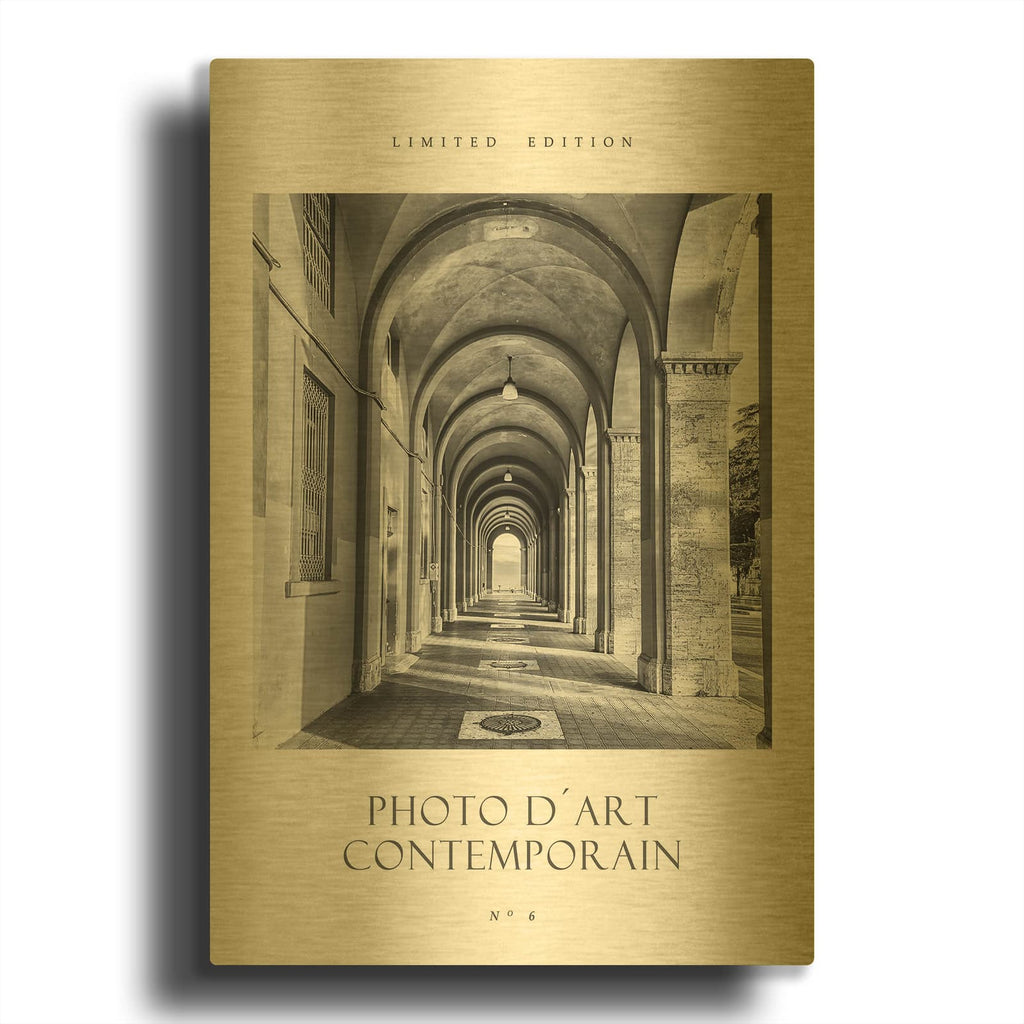 'Photo D´Art No 6' By Design Fabrikken Gold Metal Wall Art