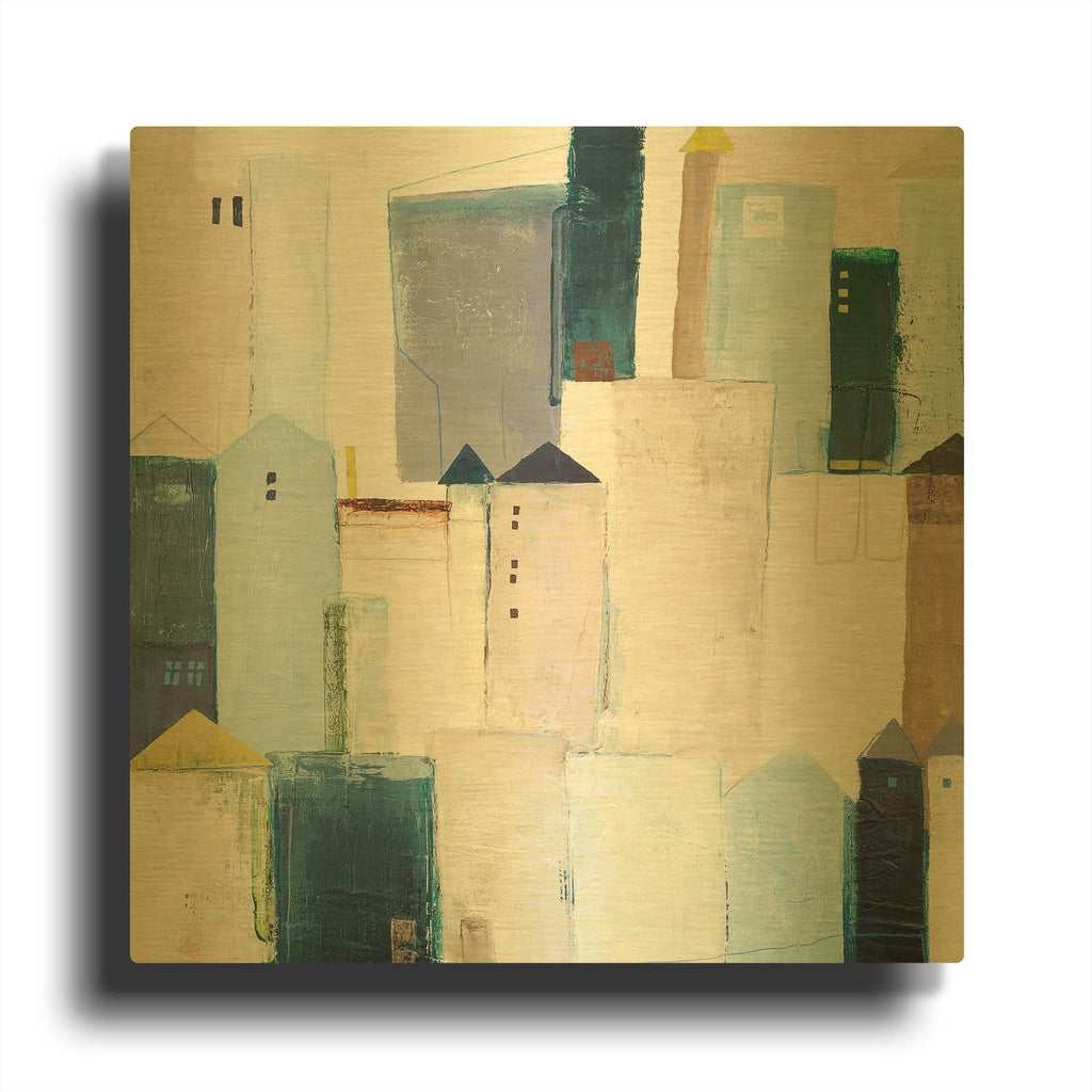 'Playground 1' By Design Fabrikken Gold Metal Wall Art