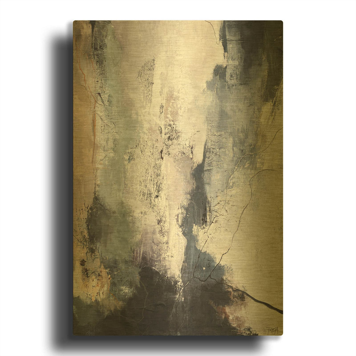 'Premium' By Design Fabrikken Gold Metal Wall Art